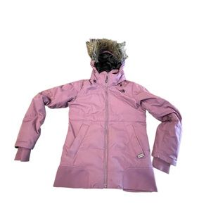 🌸 Vintage The North Face‎ Dryvent 550 Down Parka/coat plum color size small